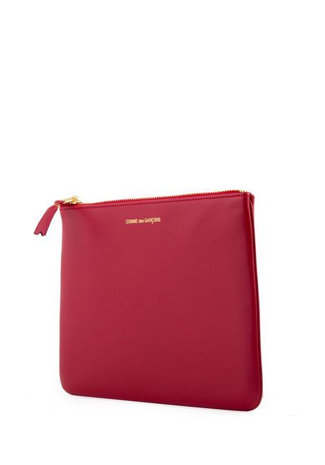 pouch zip classic line unisex rossa COMME DES GARÇONS WALLET | SA5100RED